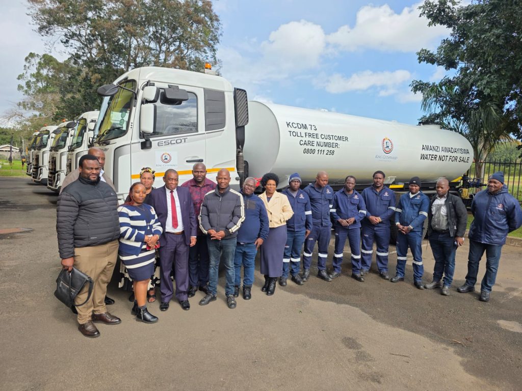 uMfolozi Municipality Receives Additional Water Tankers to Strengthen Water Supply Efforts